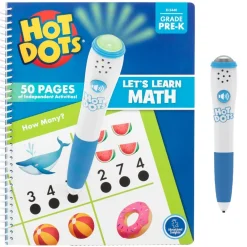 Educational Insights - Hot Dots - Lets Learn Math Workbook - Pre K