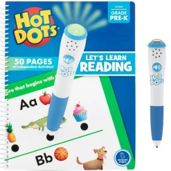 Educational Insights - Hot Dots - Lets Learn Reading Workbook - Pre K