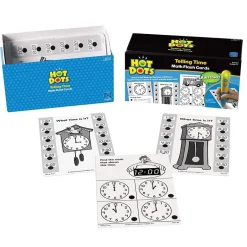 Educational Insights - Hot Dots - Telling Time Flash Cards