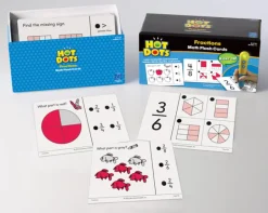 Educational Insights - Hot Dots - Math Flash Cards Fractions - Grade 1