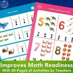 Educational Insights - Hot Dots - Lets Learn Math Workbook - Pre K