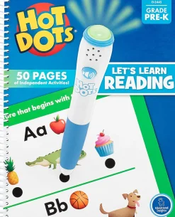 Educational Insights - Hot Dots - Lets Learn Reading Workbook - Pre K
