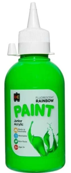 Edvantage - Fluorescent Paints 250ml - Green