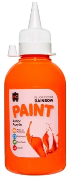 Edvantage - Fluorescent Paints 250ml - Orange