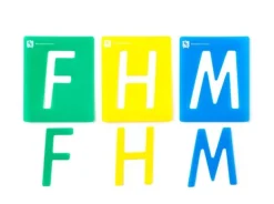 Edvantage - Alphabet Upper Case Stencil Set