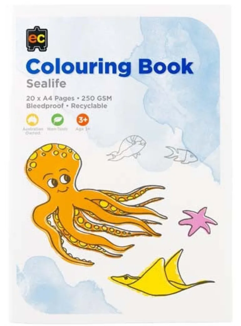 Edvantage - Colouring Book - Sealife