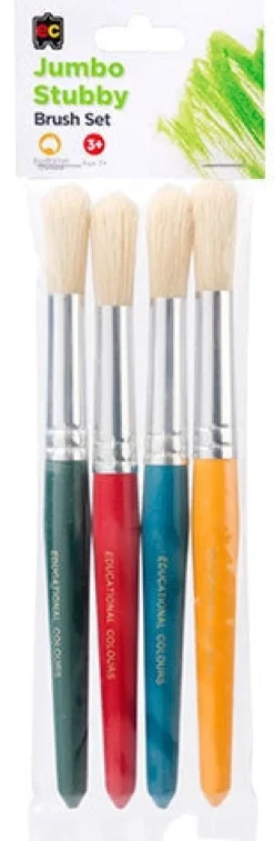 Edvantage - Jumbo Stubby Brush Pack Of 4