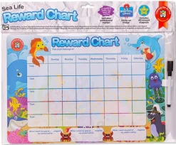 Edvantage - Magnetic Rewards Chart - Sea Life
