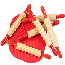 Edvantage - Mini Pattern Rolling Pins Set of 6