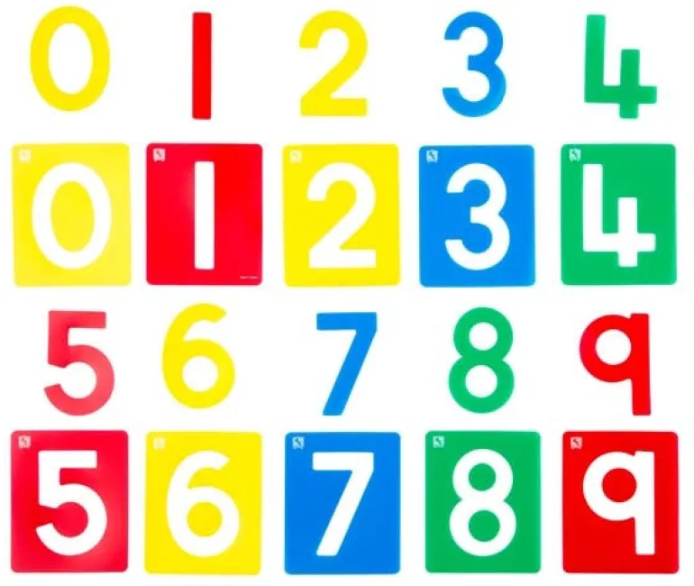 Edvantage - Numbers Stencil Set - Small