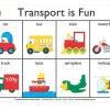 Edvantage - Placemat - Transport is Fun