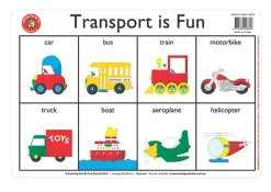 Edvantage - Placemat - Transport is Fun