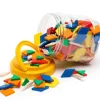 Edvantage - Plastic Solid Pattern Blocks Jar of 250
