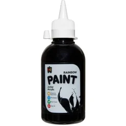 Edvantage - Rainbow Paints 250ml - Black