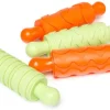 Edvantage - Rubber Pattern Rolling Pins - Set of 4