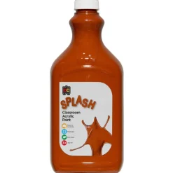 Edvantage - Splash Classroom Acrylic Paint 2Ltr - Choc Fudge