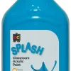 Edvantage - Splash Classroom Acrylic Paint 2Ltr - Sky Blue Colbalt