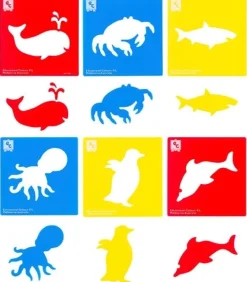 Edvantage - Stencil Sets - Sea Life