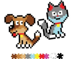 Fat Brain - Jixelz Puzzles - Playful Pets
