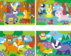 Galt - 4 Puzzles In a Box - Woodland