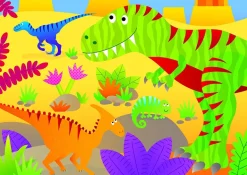 Galt - 4 Puzzles In a Box - Dinosaurs