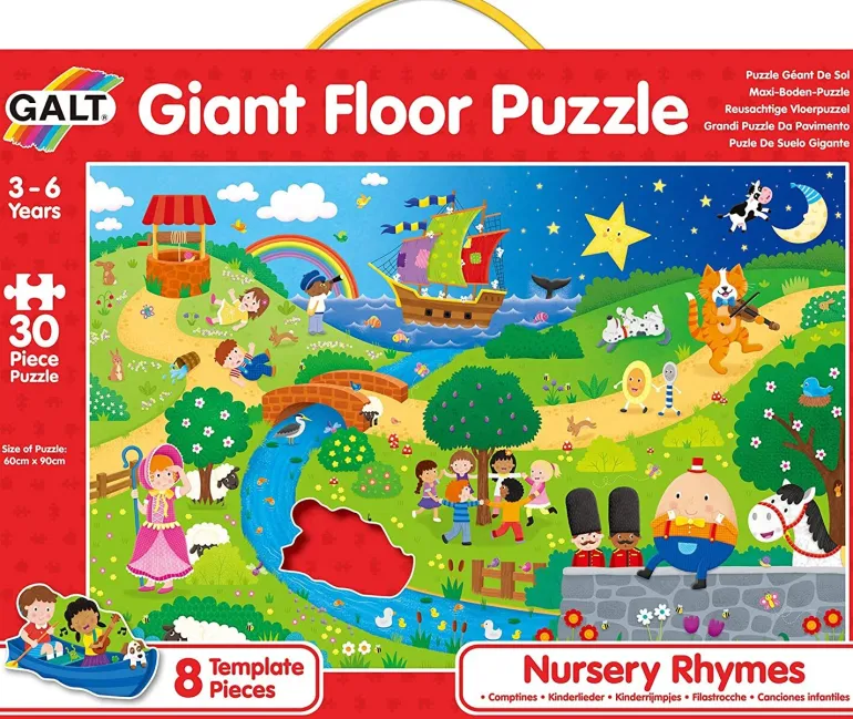 Galt - Giant Floor Puzzle 30pcs - Nursery Rhymes