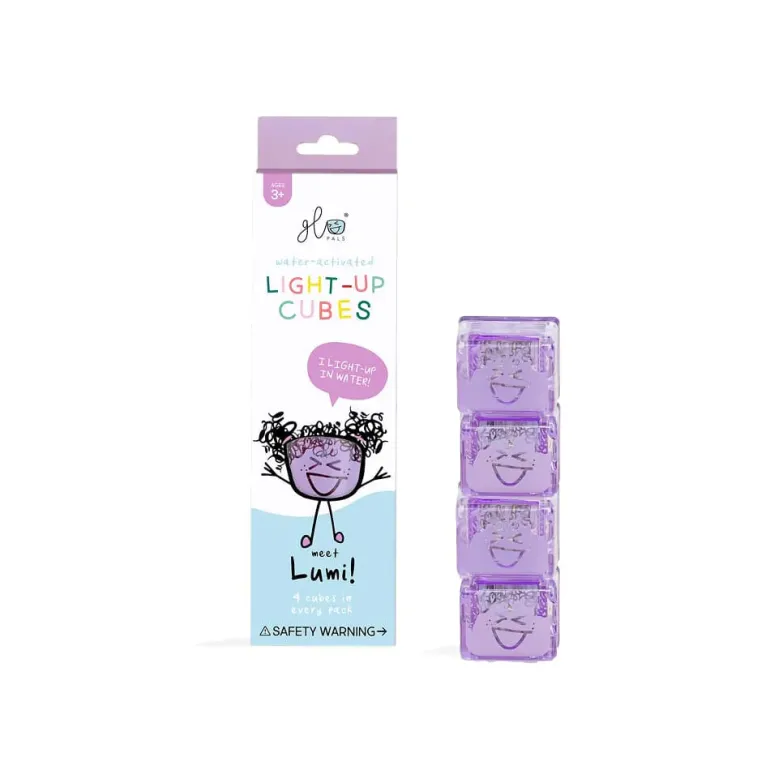 Glo Pals - Light Up Cubes Lumi (Purple)
