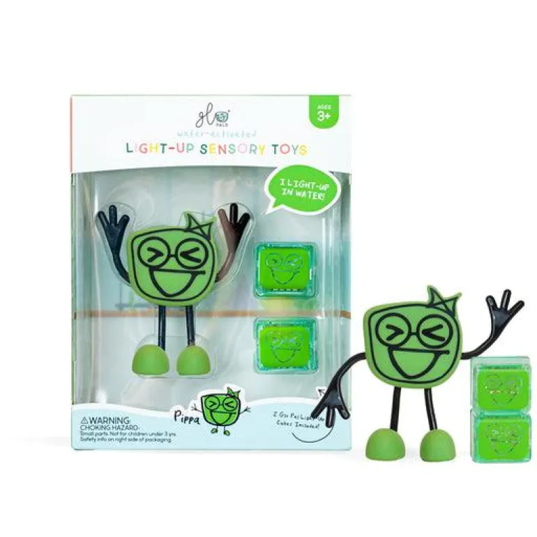 Glo Pals - Light Up Sensory Bath Toy Pippa (Green)