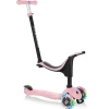 Globber - Go UP Sporty with LIGHTS Scooter - Pastel Pink