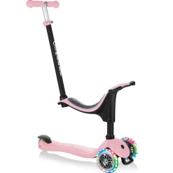 Globber - Go UP Sporty with LIGHTS Scooter - Pastel Pink