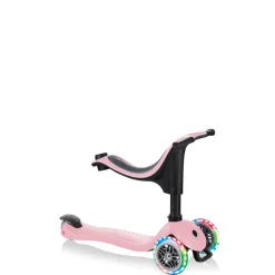 Globber - Go UP Sporty with LIGHTS Scooter - Pastel Pink