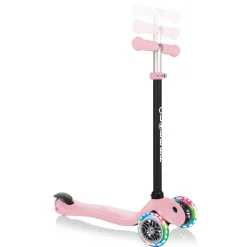 Globber - Go UP Sporty with LIGHTS Scooter - Pastel Pink