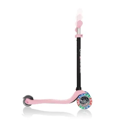 Globber - Go UP Sporty with LIGHTS Scooter - Pastel Pink