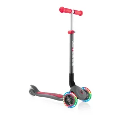 Globber - Primo Foldable with LIGHTS Scooter - Red