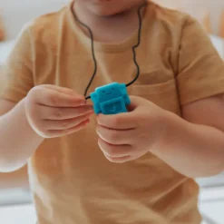 Jellystone - Robot Pendant - Blue Hawaiian