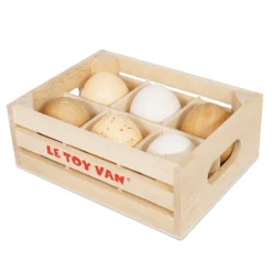 Le Toy Van - Honeybake 6 Farm Eggs in Crate