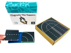 Learn & Grow - Magnetic Tile Toppers - Road (40 Piece)