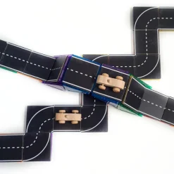Learn & Grow - Magnetic Tile Toppers - Road (40 Piece)
