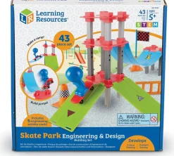 Learning Resources - Skate Park Engineering & Design Building Set