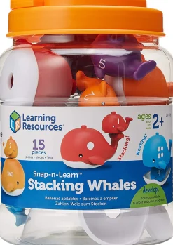 Learning Resources - Snap-N-Learn Stacking Whales
