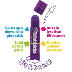 Little Brian - Paint Sticks (6) - Day Glow