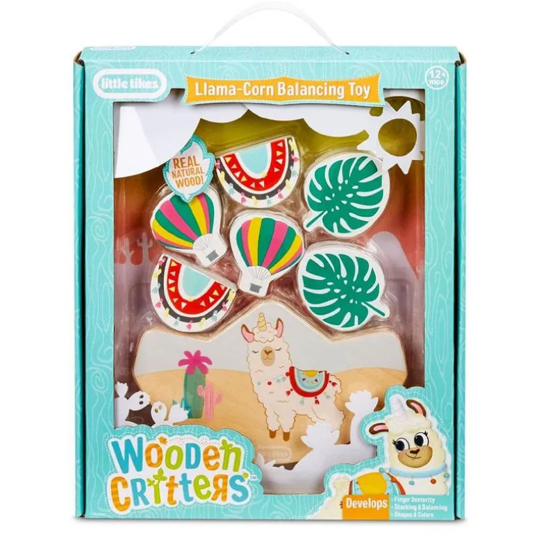 Little Tikes - Wooden Critters Balancing Toy - Llama