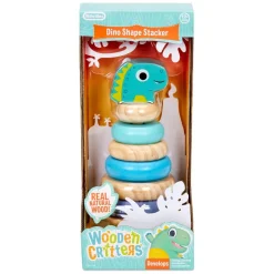 Little Tikes - Wooden Critters Shape Stacker - Dino