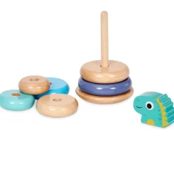 Little Tikes - Wooden Critters Shape Stacker - Dino