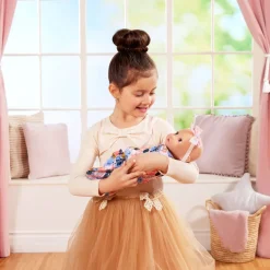 LullaBaby – Baby Doll & Floral Swaddle