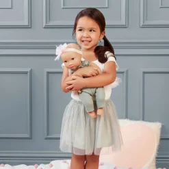 LullaBaby – Baby Doll - Green Jumper