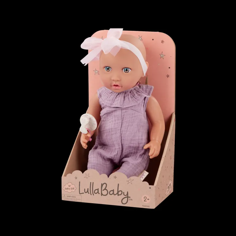 LullaBaby – Baby Doll - Lilac Jumper
