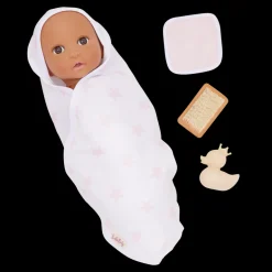 LullaBaby – Baby Doll Bathtime Outfit Pink