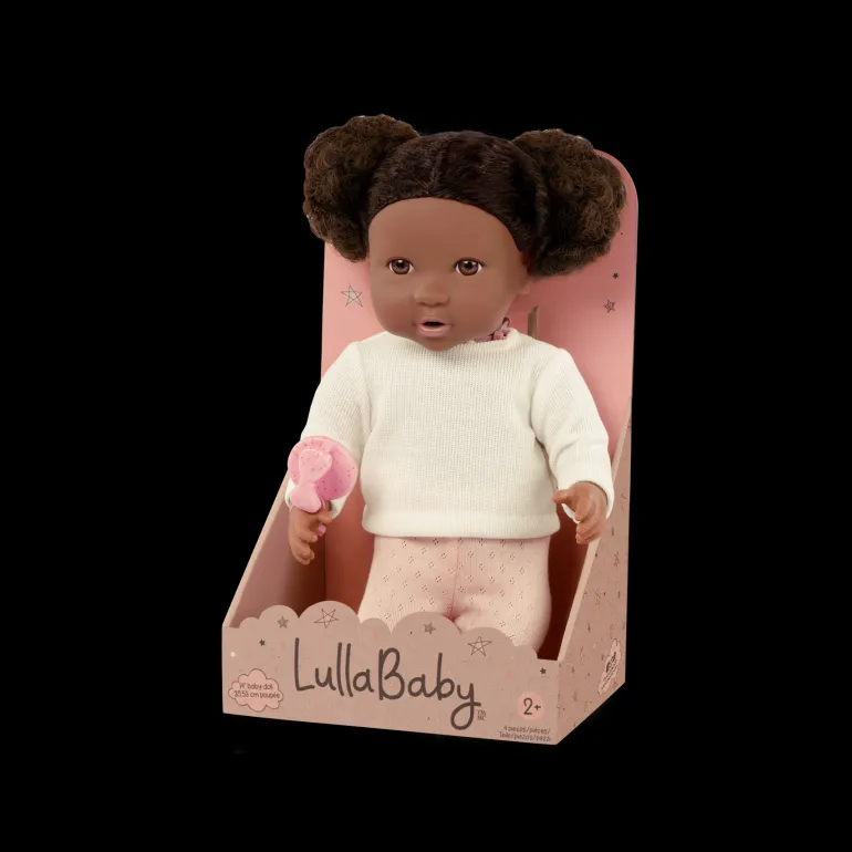 LullaBaby – Baby Doll with Curly Brown Hair