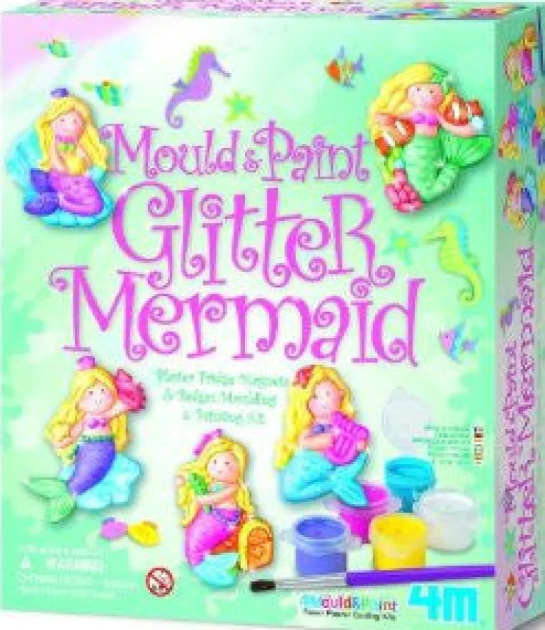 4M - Mould & Paint Glitter Mermaid
